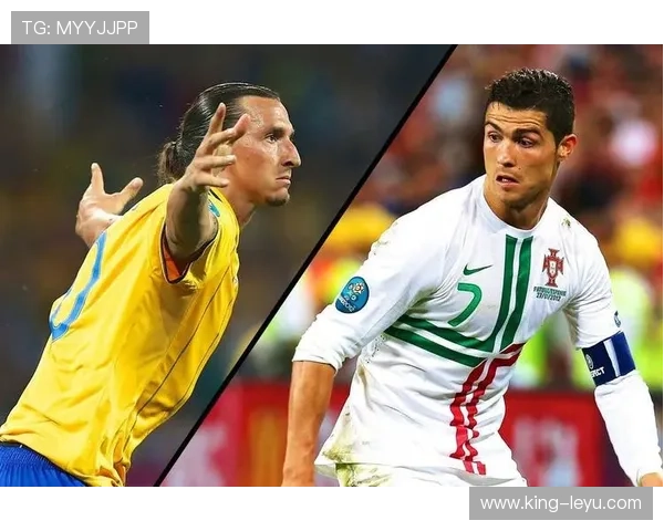 在高位逼抢下伊布与C罗射门方式出现分化趋势